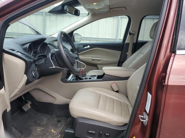 1FMCU0HD9JUB24542 - 2018 FORD ESCAPE SEL BURGUNDY photo 7