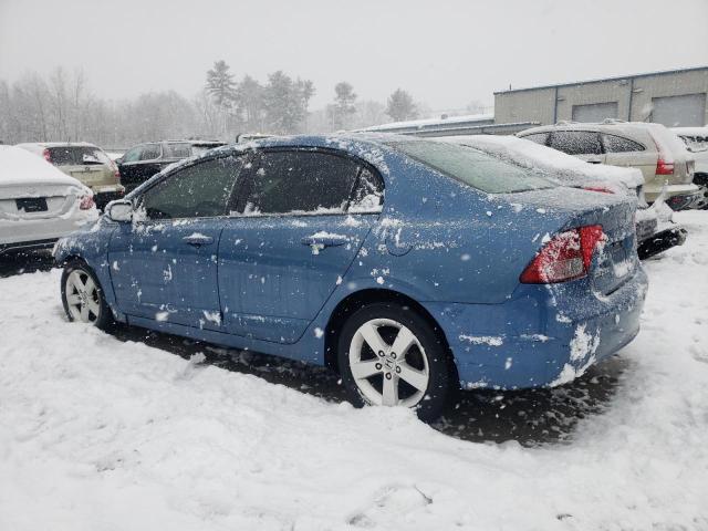 2HGFA16808H536787 - 2008 HONDA CIVIC EX BLUE photo 2