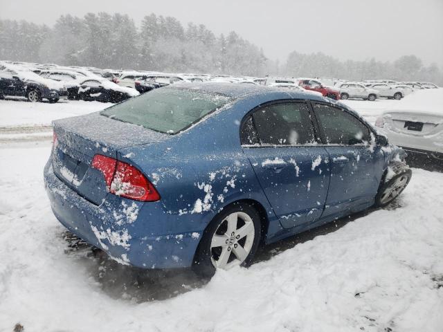 2HGFA16808H536787 - 2008 HONDA CIVIC EX BLUE photo 3