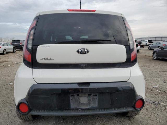 KNDJP3A53G7328252 - 2016 KIA SOUL + WHITE photo 6