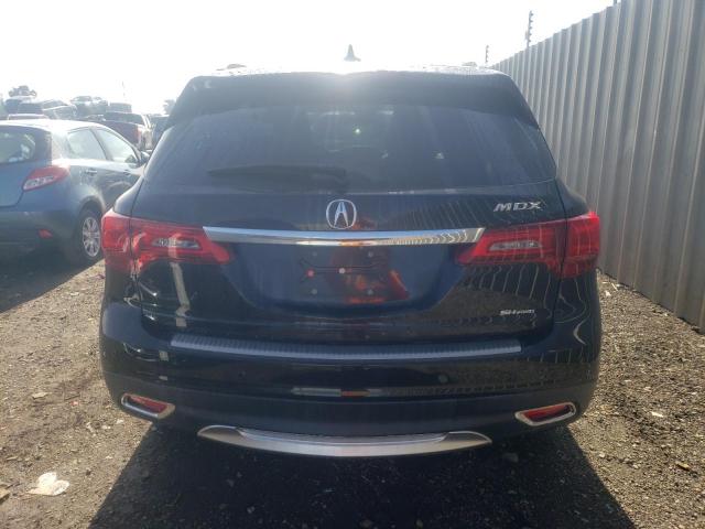 5FRYD4H46EB047210 - 2014 ACURA MDX TECHNOLOGY BLACK photo 6