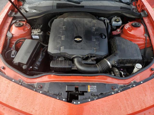 2G1FE1ED6B9174086 - 2011 CHEVROLET CAMARO LS ORANGE photo 11