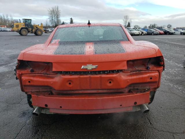 2G1FE1ED6B9174086 - 2011 CHEVROLET CAMARO LS ORANGE photo 6