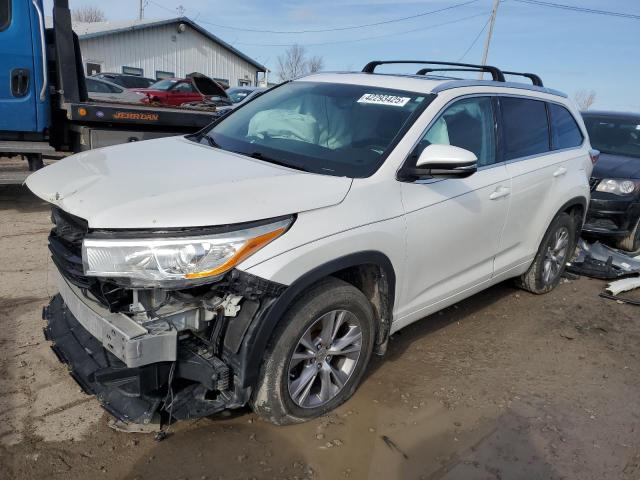 5TDJKRFH5ES052647 - 2014 TOYOTA HIGHLANDER XLE 白色 照片 1