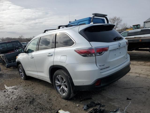 5TDJKRFH5ES052647 - 2014 TOYOTA HIGHLANDER XLE 白色 照片 2