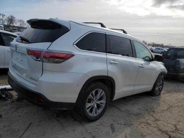 5TDJKRFH5ES052647 - 2014 TOYOTA HIGHLANDER XLE 白色 照片 3