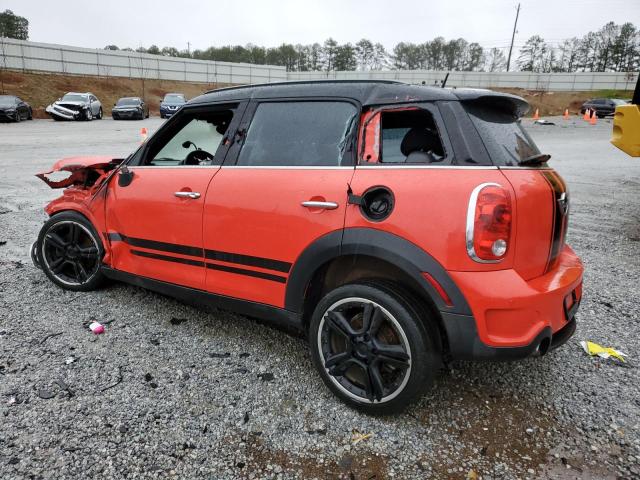 WMWZC3C57BWL80104 - 2011 MINI COOPER S COUNTRYMAN RED photo 2