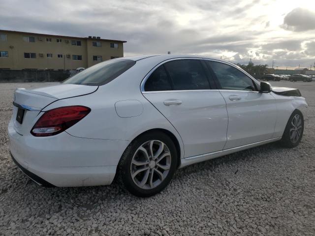 55SWF4JB0FU082918 - 2015 MERCEDES-BENZ C 300 WHITE photo 3