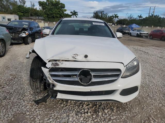 55SWF4JB0FU082918 - 2015 MERCEDES-BENZ C 300 WHITE photo 5