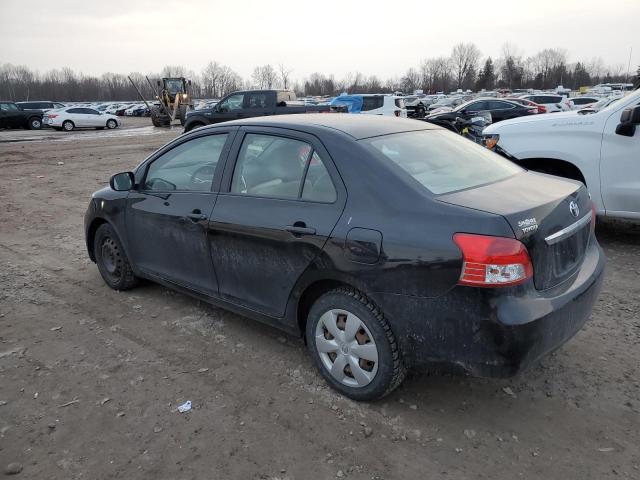 JTDBT923484035060 - 2008 TOYOTA YARIS BLACK photo 2