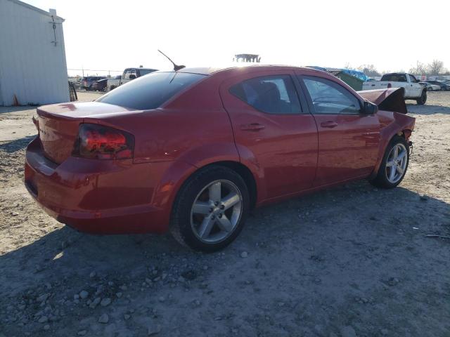 1C3CDZAB0DN581552 - 2013 DODGE AVENGER SE RED photo 3