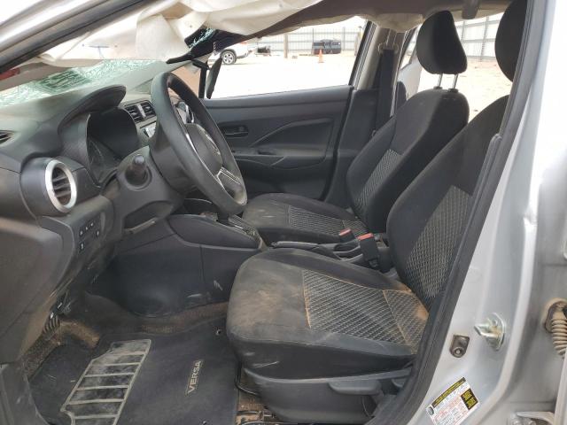 3N1CN8DV9ML909224 - 2021 NISSAN VERSA S SILVER photo 7