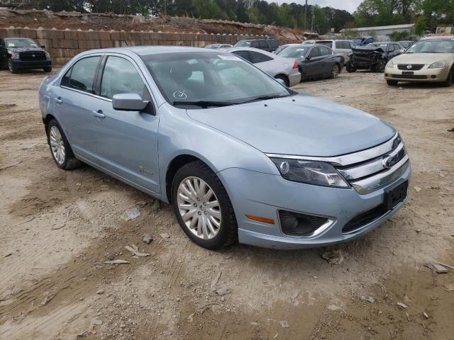 3FADP0L39BR307730 - 2011 FORD FUSION HYBRID BLUE photo 1