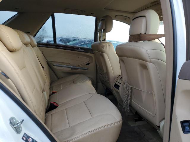 4JGBB8GB5AA604322 - 2010 MERCEDES-BENZ ML 350 4MATIC WHITE photo 11