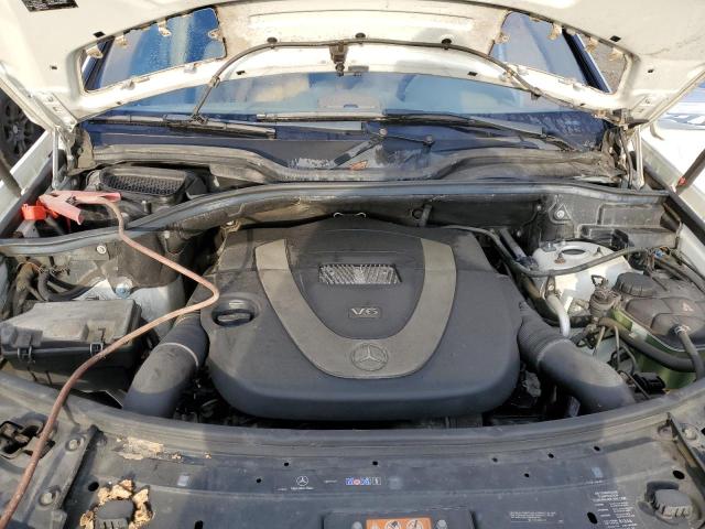 4JGBB8GB5AA604322 - 2010 MERCEDES-BENZ ML 350 4MATIC WHITE photo 12