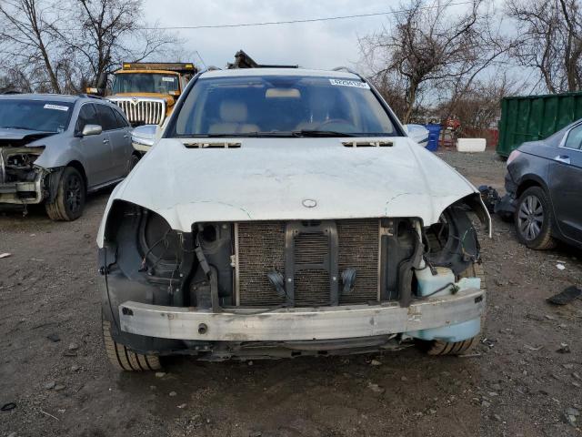 4JGBB8GB5AA604322 - 2010 MERCEDES-BENZ ML 350 4MATIC WHITE photo 5