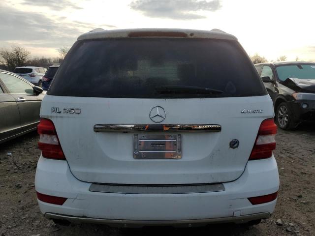 4JGBB8GB5AA604322 - 2010 MERCEDES-BENZ ML 350 4MATIC WHITE photo 6