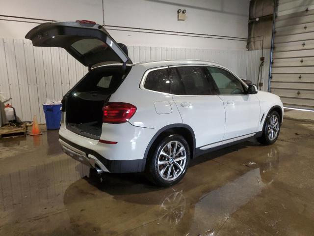 5UXTR9C52KLR09100 - 2019 BMW X3 XDRIVE30I WHITE photo 3