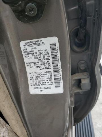 JN8DR09X11W567179 - 2001 NISSAN PATHFINDER LE 棕色 照片 13