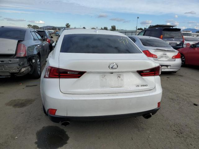 JTHBF1D23F5055626 - 2015 LEXUS IS 250 WHITE photo 6