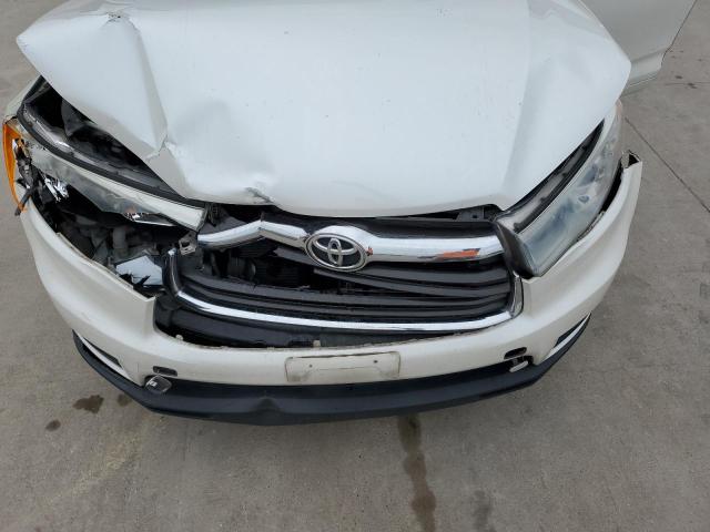 5TDKKRFH4GS181986 - 2016 TOYOTA HIGHLANDER XLE WHITE photo 12