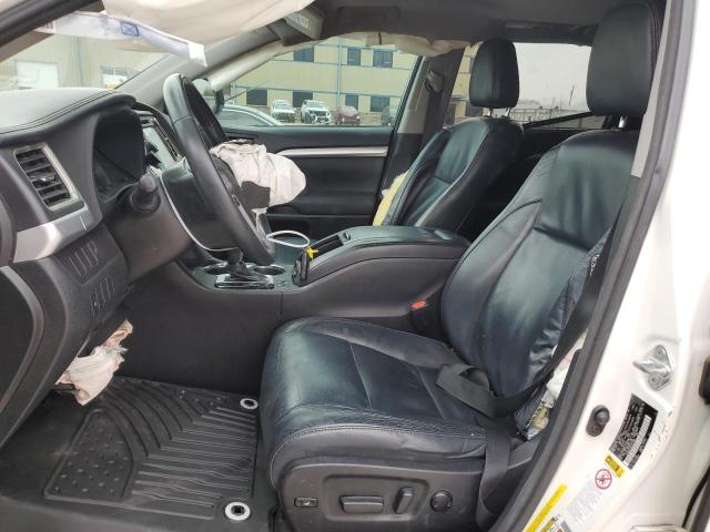5TDKKRFH4GS181986 - 2016 TOYOTA HIGHLANDER XLE WHITE photo 7