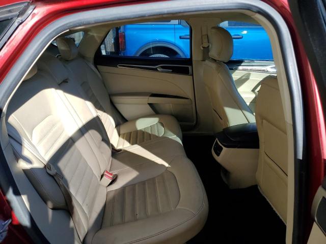 1FA6P0HD3G5115076 - 2016 FORD FUSION SE RED photo 10