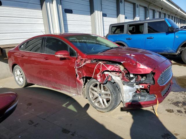 1FA6P0HD3G5115076 - 2016 FORD FUSION SE RED photo 4