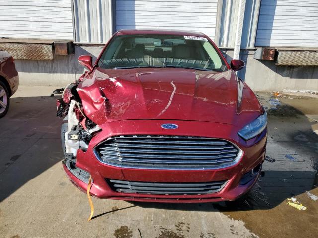 1FA6P0HD3G5115076 - 2016 FORD FUSION SE RED photo 5