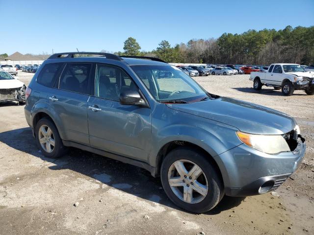 JF2SH64619H761820 - 2009 SUBARU FORESTER 2.5X LIMITED TURQUOISE photo 4