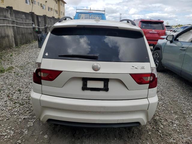 WBXPA93496WG92138 - 2006 BMW X3 3.0I WHITE photo 6