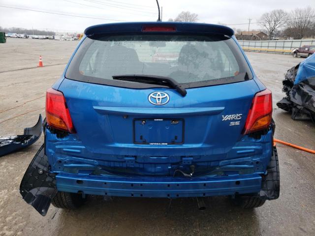 VNKKTUD34FA021391 - 2015 TOYOTA YARIS BLUE photo 6