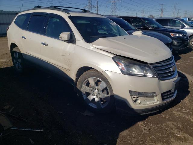 1GNKVJKD9EJ165330 - 2014 CHEVROLET TRAVERSE LTZ WHITE photo 4