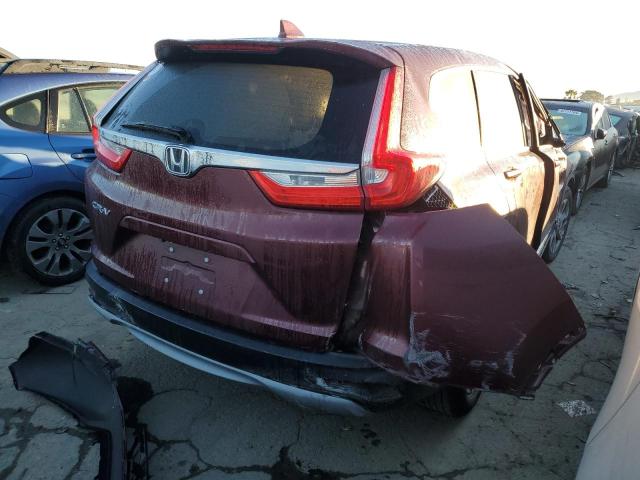 7FARW1H53JE047428 - 2018 HONDA CR-V EX BURGUNDY photo 3