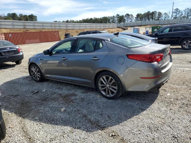 5XXGR4A6XFG417633 - 2015 KIA OPTIMA SX GRAY photo 2