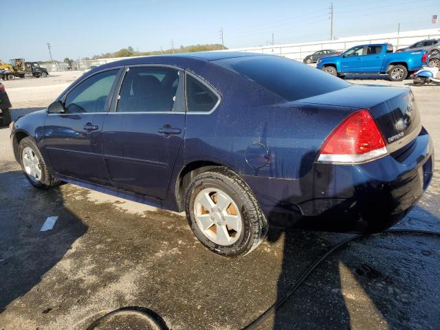 2G1WG5EK8B1211945 - 2011 CHEVROLET IMPALA LT BLUE photo 2