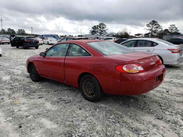 2T1CE22P12C003406 - 2002 TOYOTA CAMRY SOLA SE RED photo 2