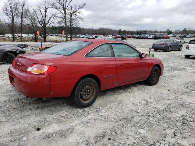 2T1CE22P12C003406 - 2002 TOYOTA CAMRY SOLA SE RED photo 3