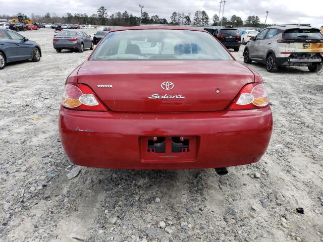 2T1CE22P12C003406 - 2002 TOYOTA CAMRY SOLA SE RED photo 6