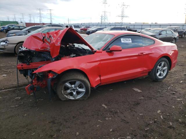 1FA6P8AM8H5276758 - 2017 FORD MUSTANG RED photo 1