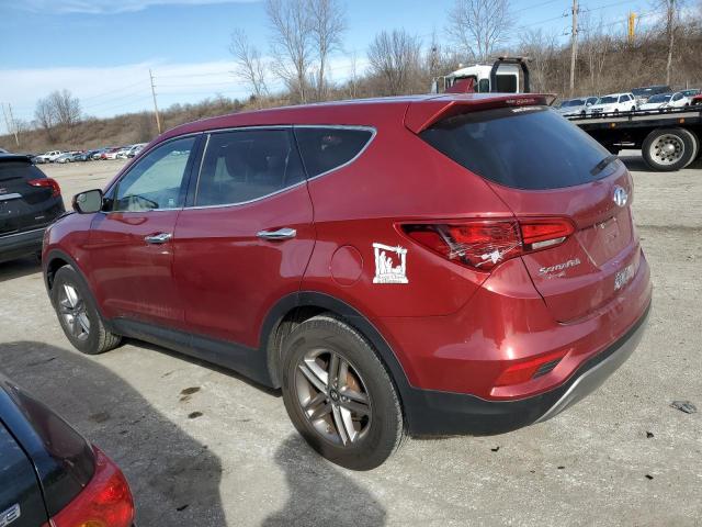 5XYZTDLB2HG452153 - 2017 HYUNDAI SANTA FE S RED photo 2