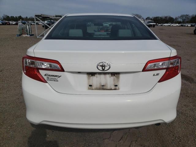 4T1BF1FK0EU377252 - 2014 TOYOTA CAMRY L WHITE photo 6