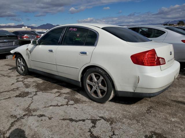 JNKCV51E93M302405 - 2003 INFINITI G35 WHITE photo 2