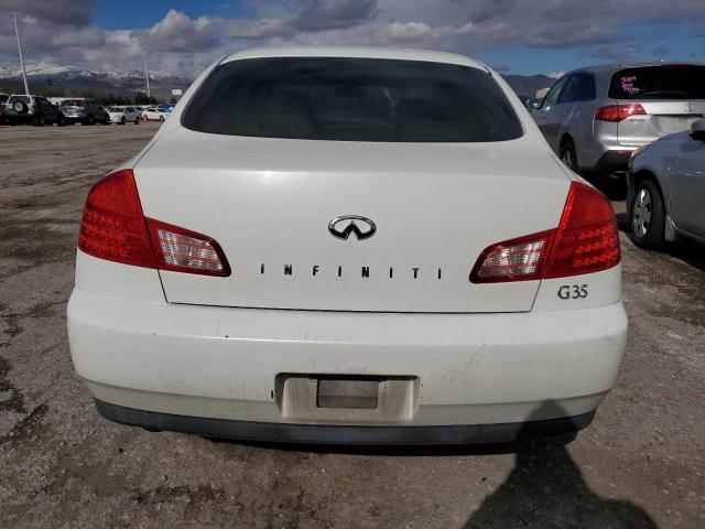 JNKCV51E93M302405 - 2003 INFINITI G35 WHITE photo 6