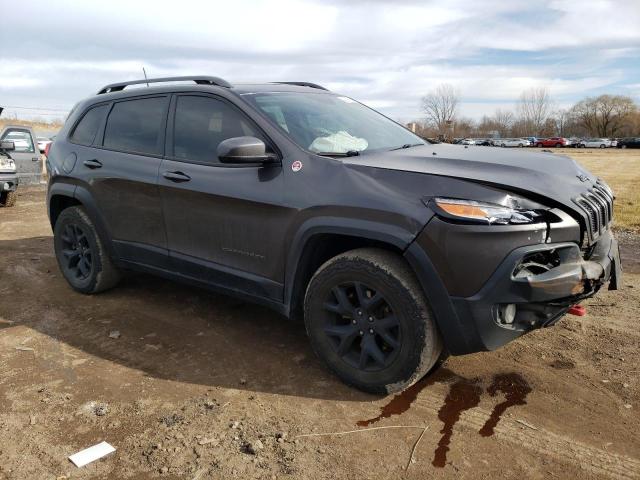 1C4PJMBS5HW625388 - 2017 JEEP CHEROKEE TRAILHAWK GRAY photo 4