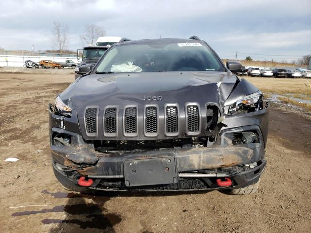 1C4PJMBS5HW625388 - 2017 JEEP CHEROKEE TRAILHAWK GRAY photo 5