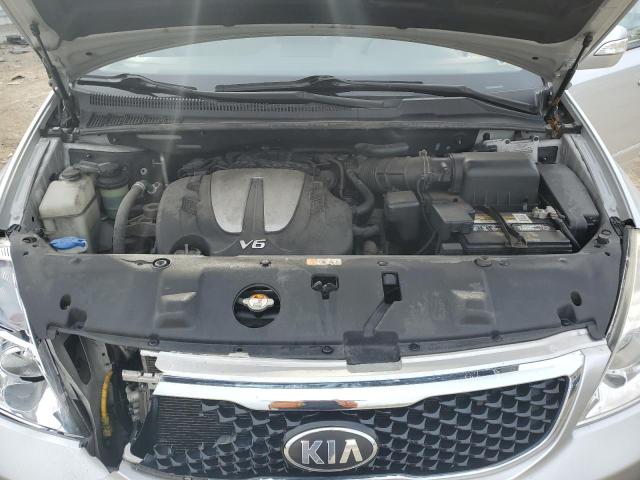 KNDMG4C72E6577470 - 2014 KIA SEDONA LX SILVER photo 12