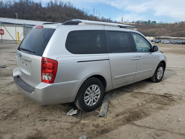 KNDMG4C72E6577470 - 2014 KIA SEDONA LX SILVER photo 3