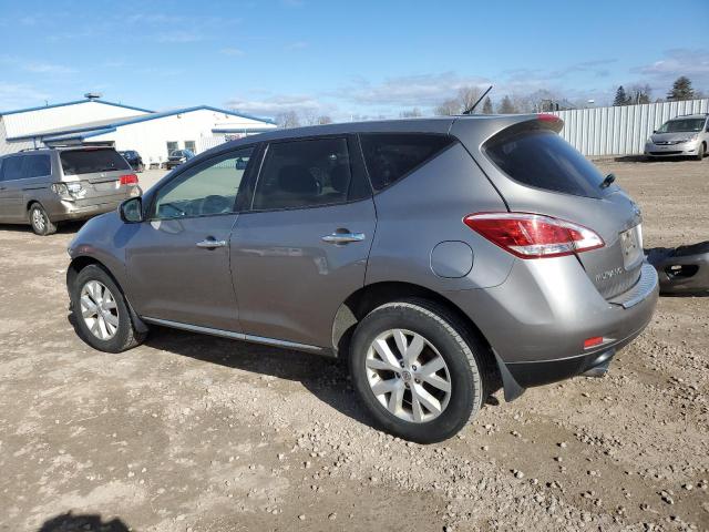 JN8AZ1MW7BW167233 - 2011 NISSAN MURANO S GRAY photo 2