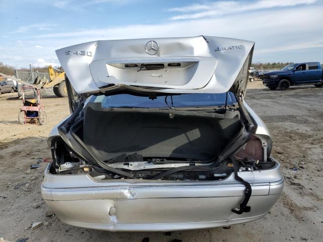 WDBNG83J35A460225 - 2005 MERCEDES-BENZ S 430 4MATIC SILVER photo 6